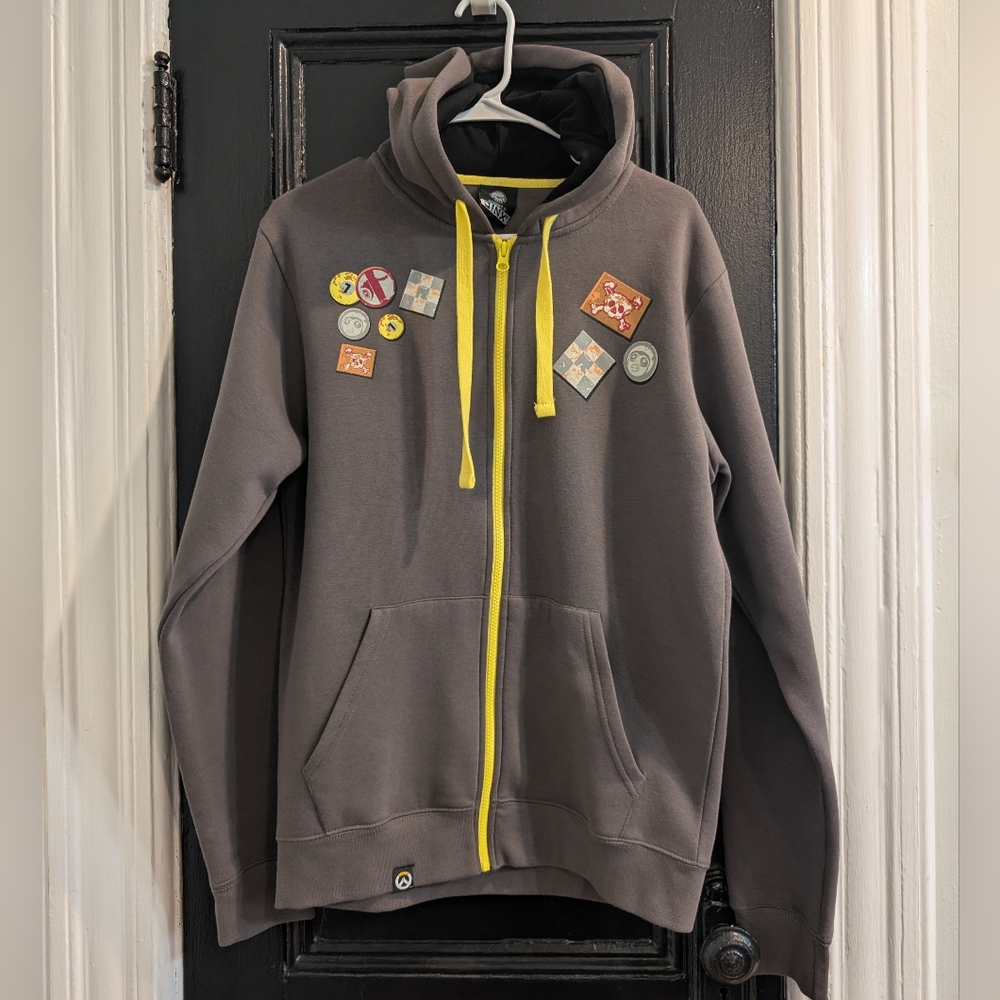 Overwatch Hoodie Sweatshirt Full Zipper Road hog Men's NEW